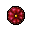 Round Red Pillow